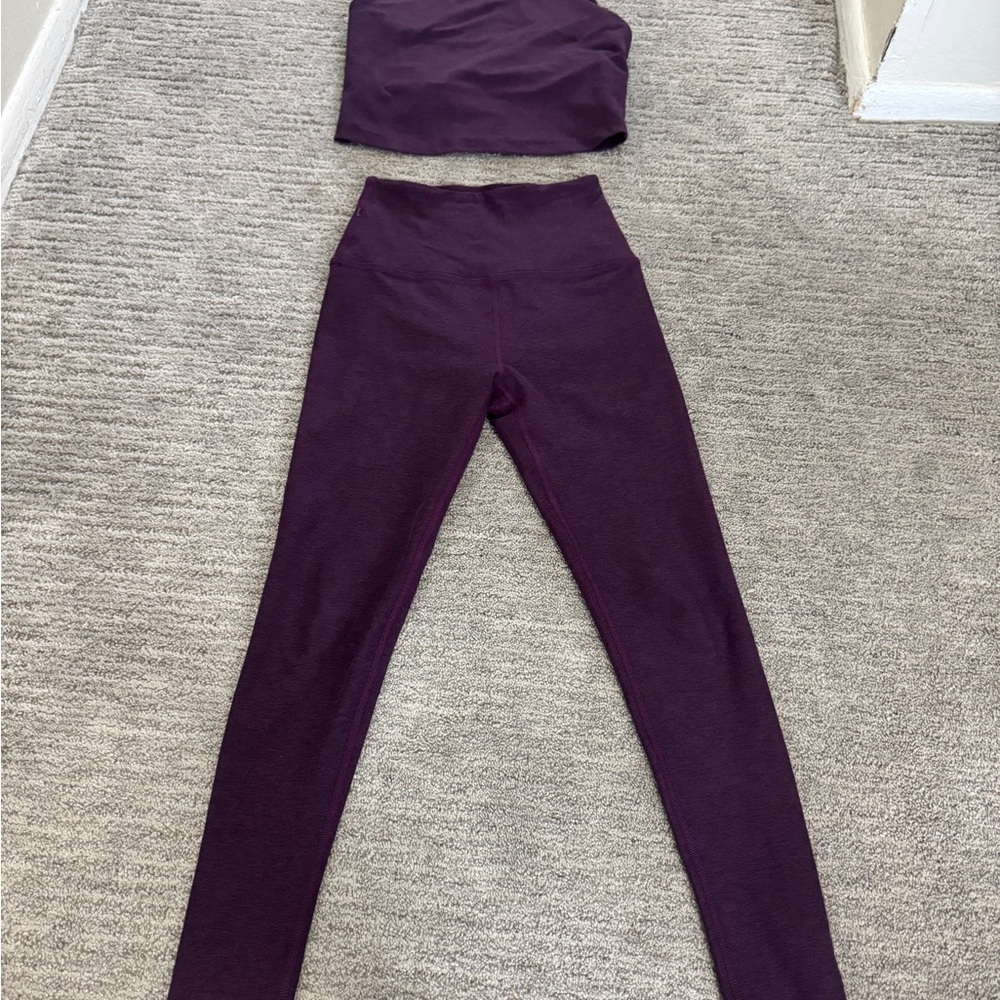 Beyond Yoga eggplant set